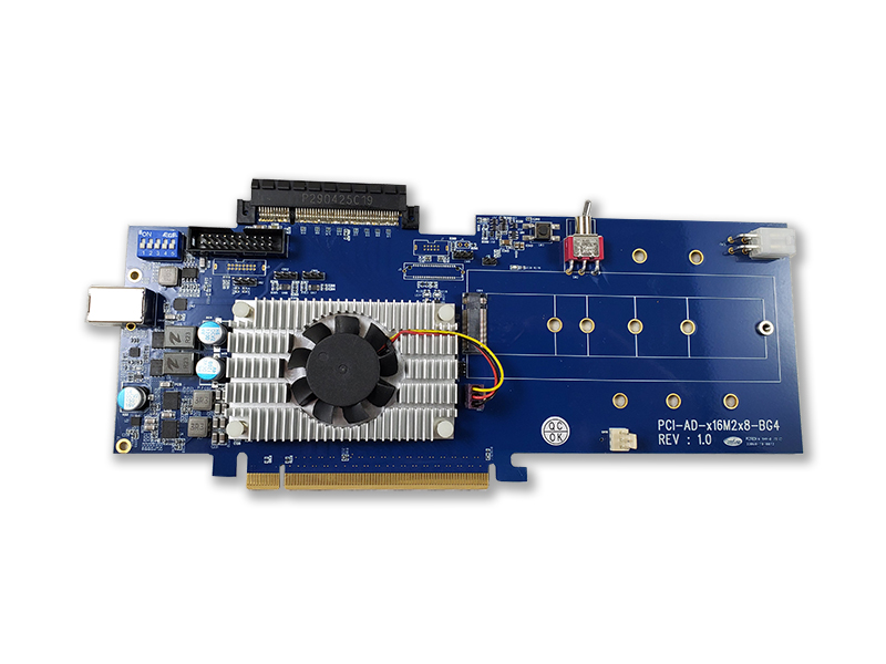 PCIe 4.0 Card Hosts 21 M.2 SSDs: Up To 168TB, 31 GB/s