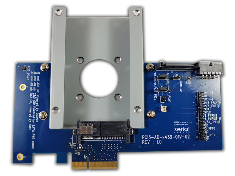 U.2 Support U.2 Card X4 PCIe SSD SATA to to Adapter PCI-E 3.0 SSD 2.5 PCI
